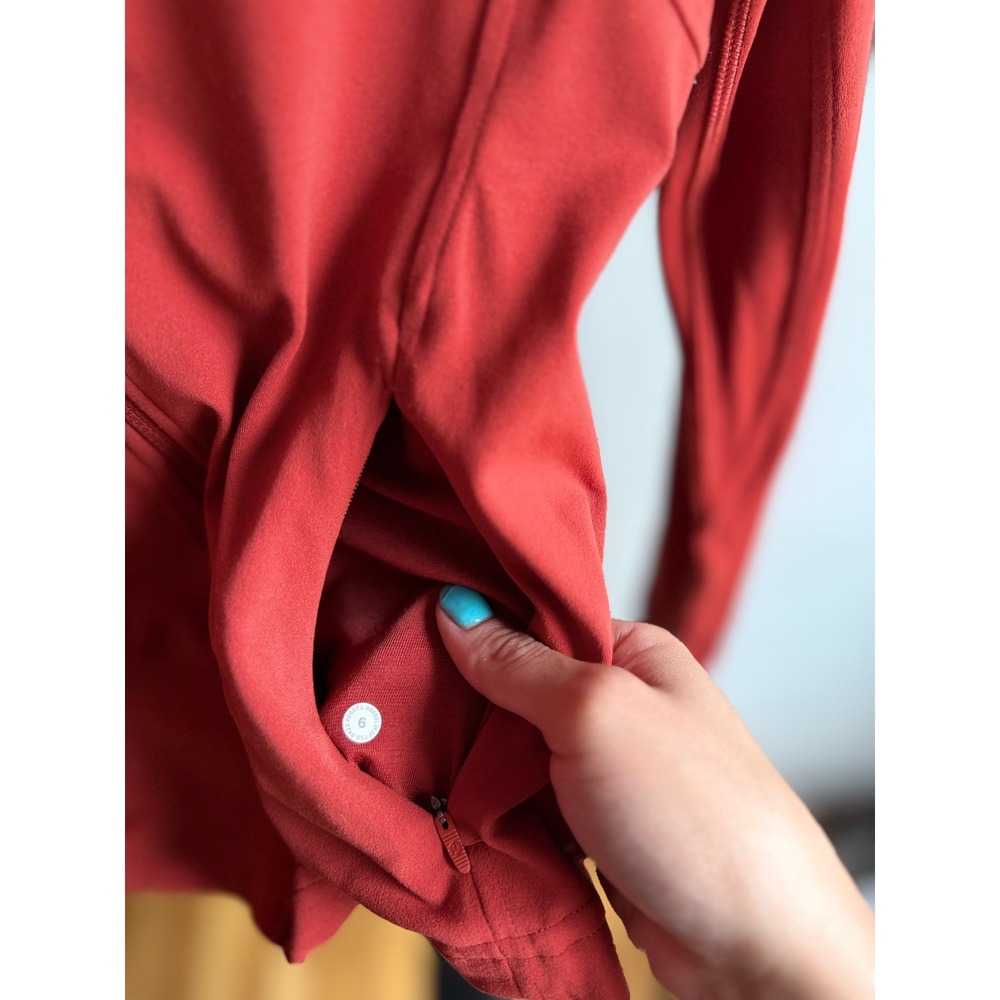 Lululemon Cropped Define Jacket *Nulu – Size 6 – Cayenne - Picture 7 of 7